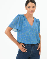 Alyna V-Neck Blouse