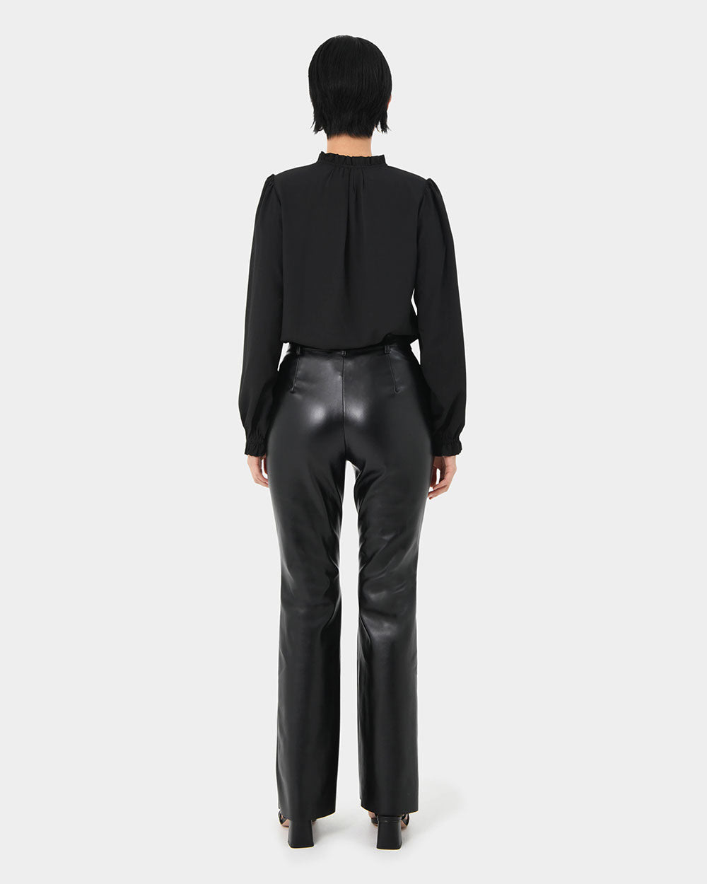 Emilie Ruffle Neck Blouse