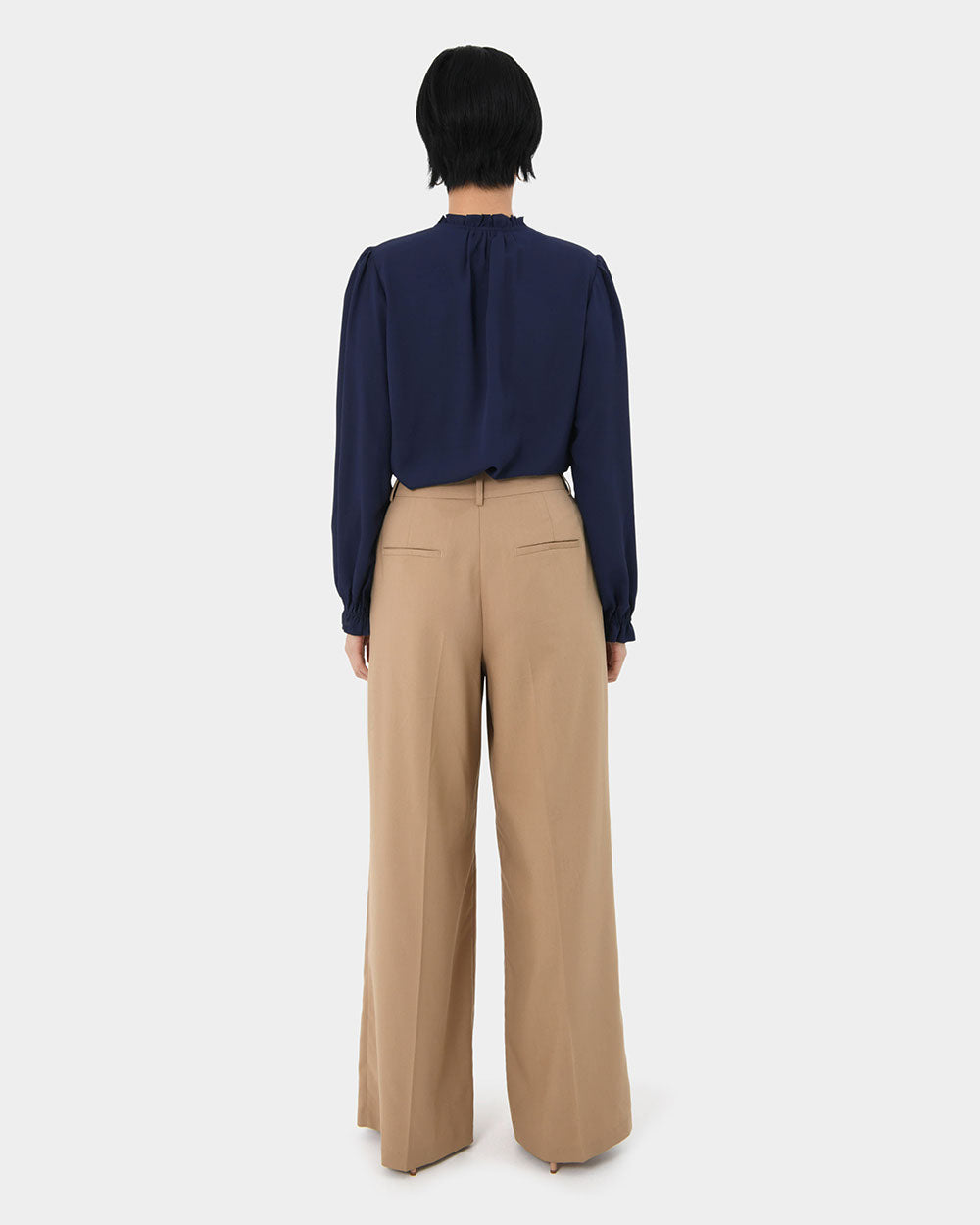 Emilie Ruffle Neck Blouse