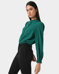 Emilie Ruffle Neck Blouse