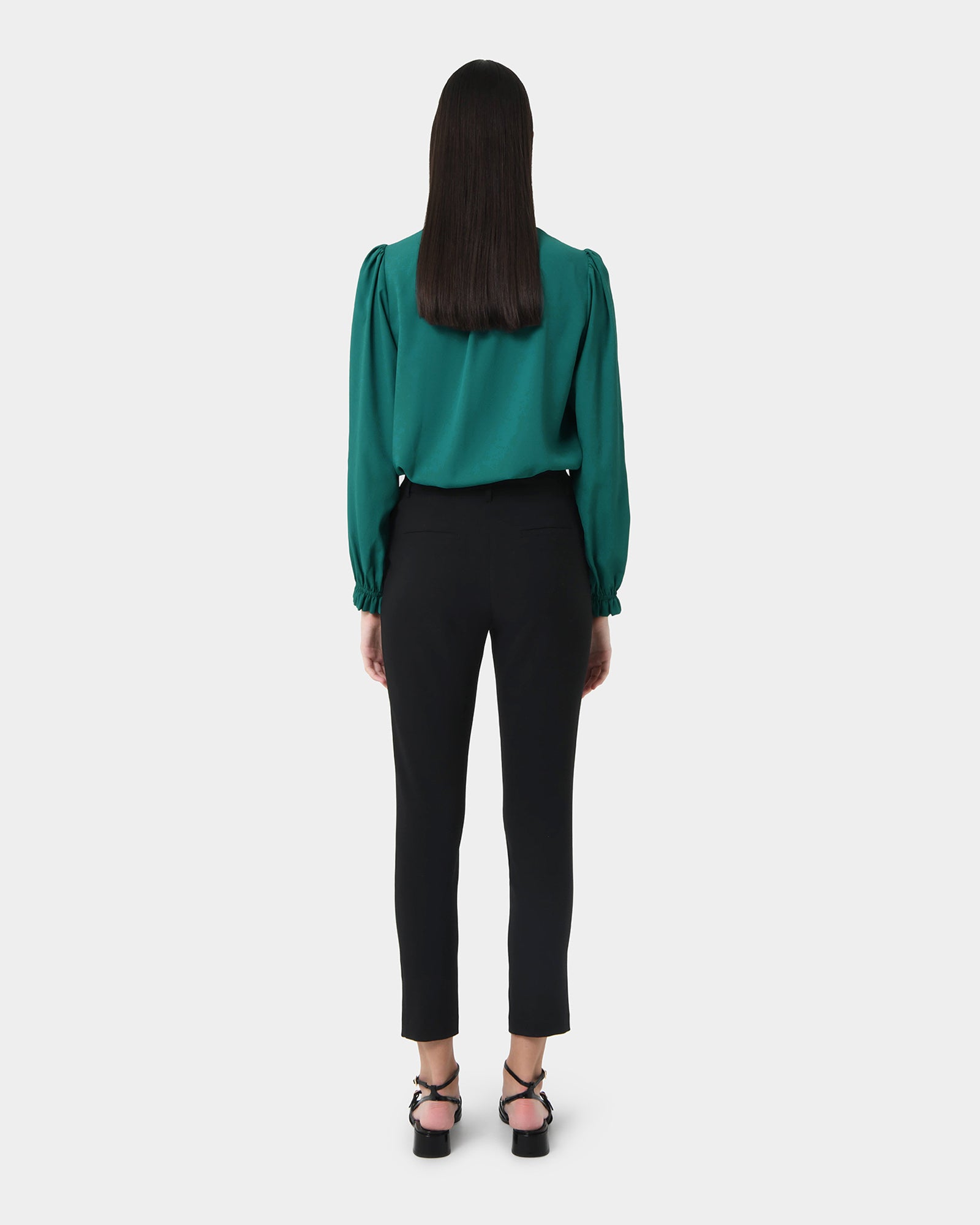 Emilie Ruffle Neck Blouse