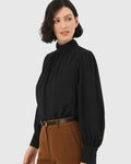 Korra High Neck Blouse