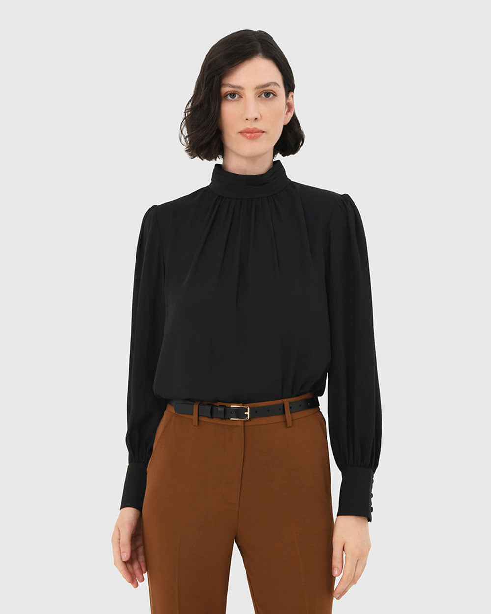 Korra High Neck Blouse