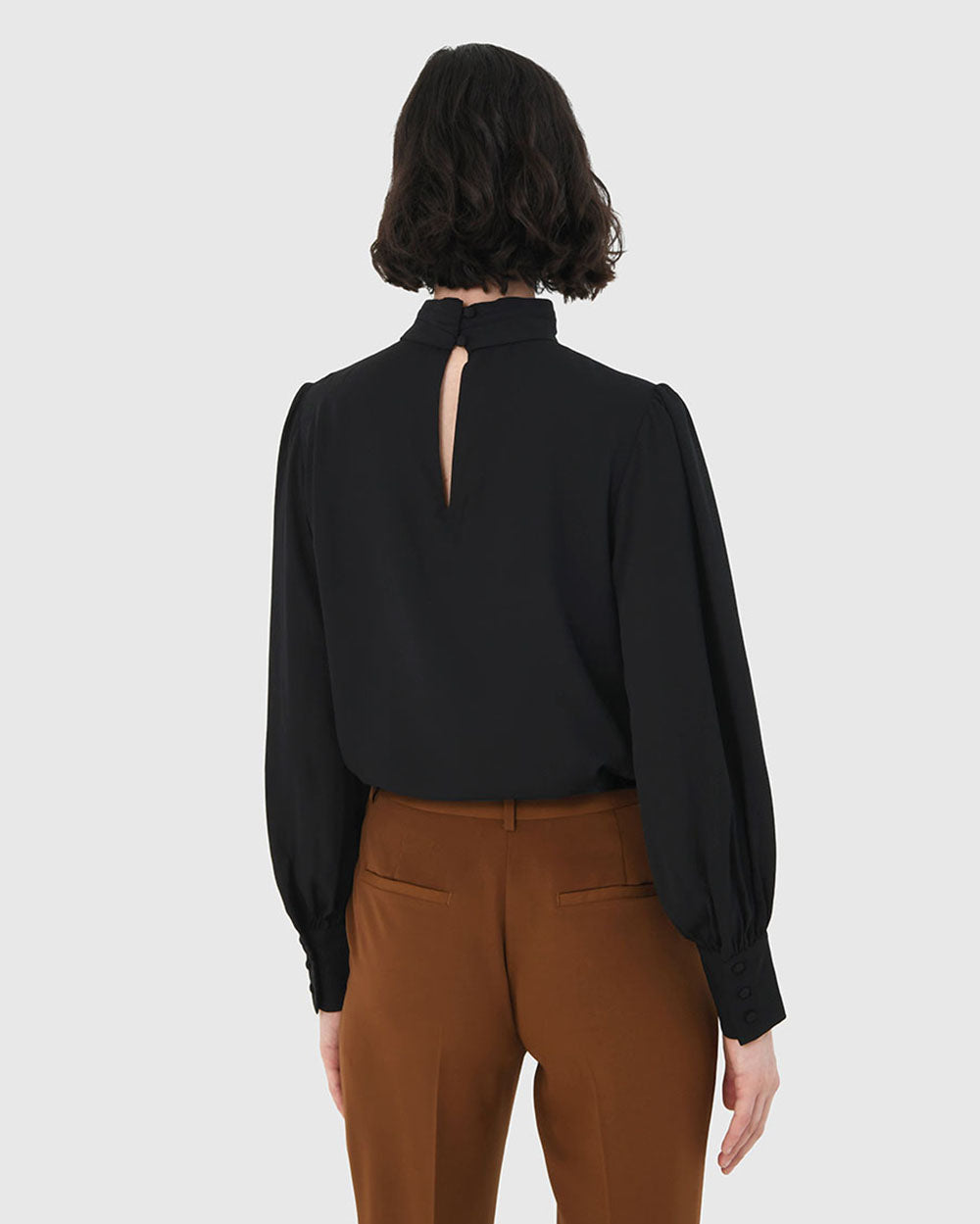 Korra High Neck Blouse