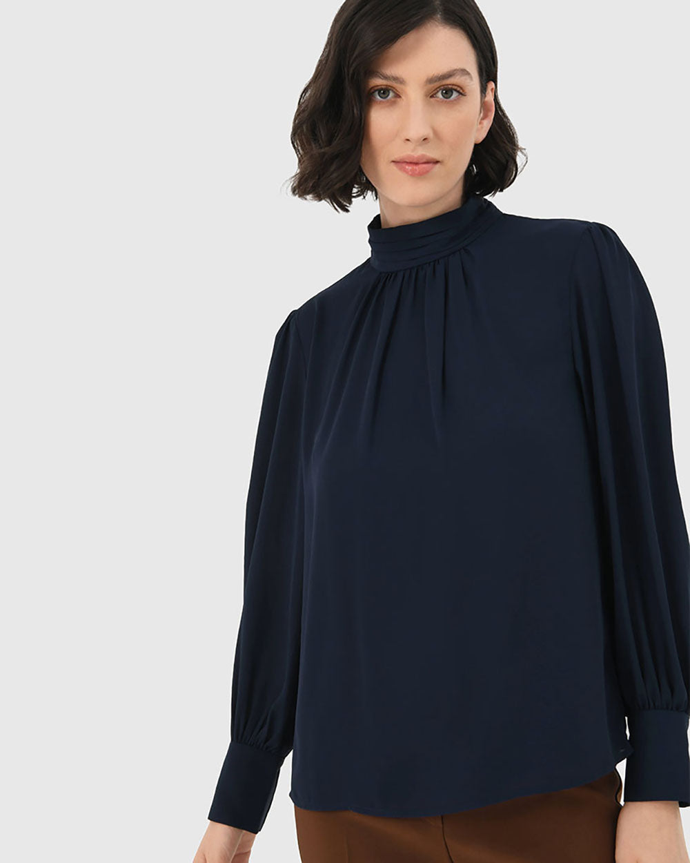 Korra High Neck Blouse
