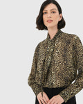 Pamelia Animal Print Blouse