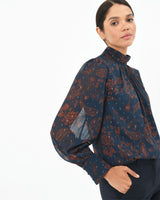 Karley High Neck Blouse
