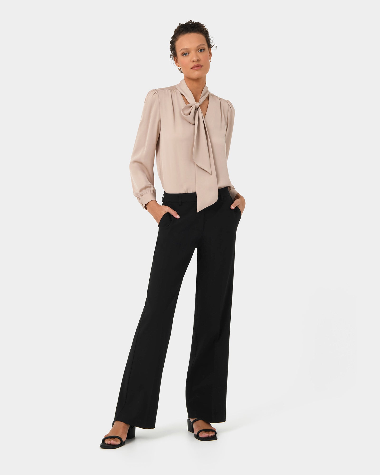 Serene Tie Neck Blouse
