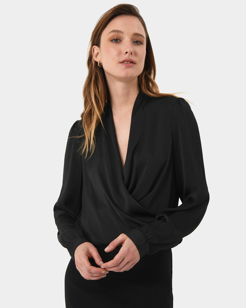 Janae Crossover Blouse
