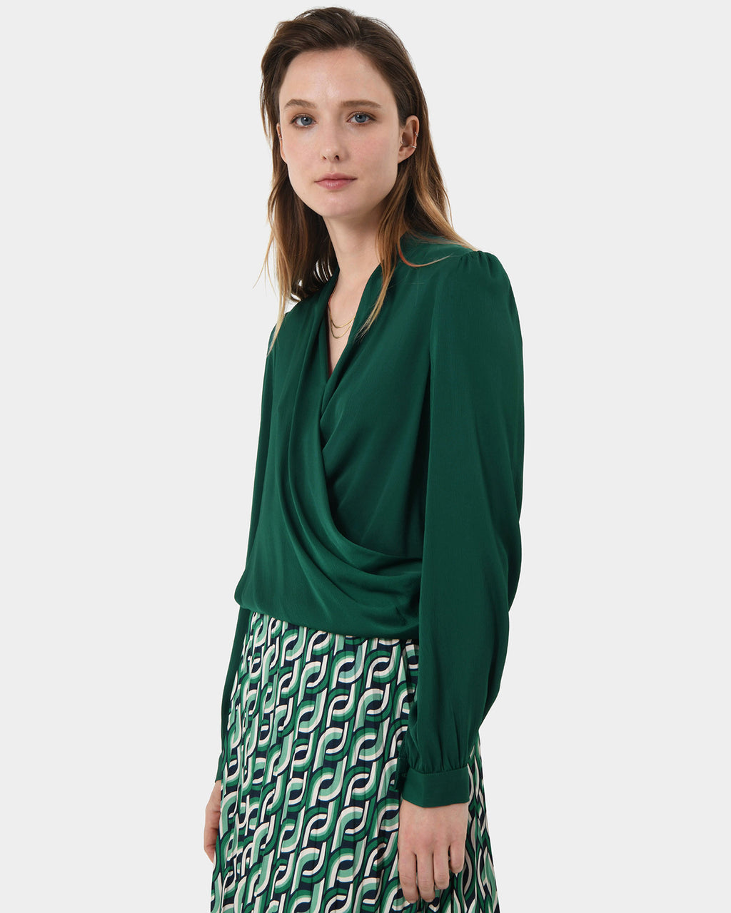 Janae Crossover Blouse