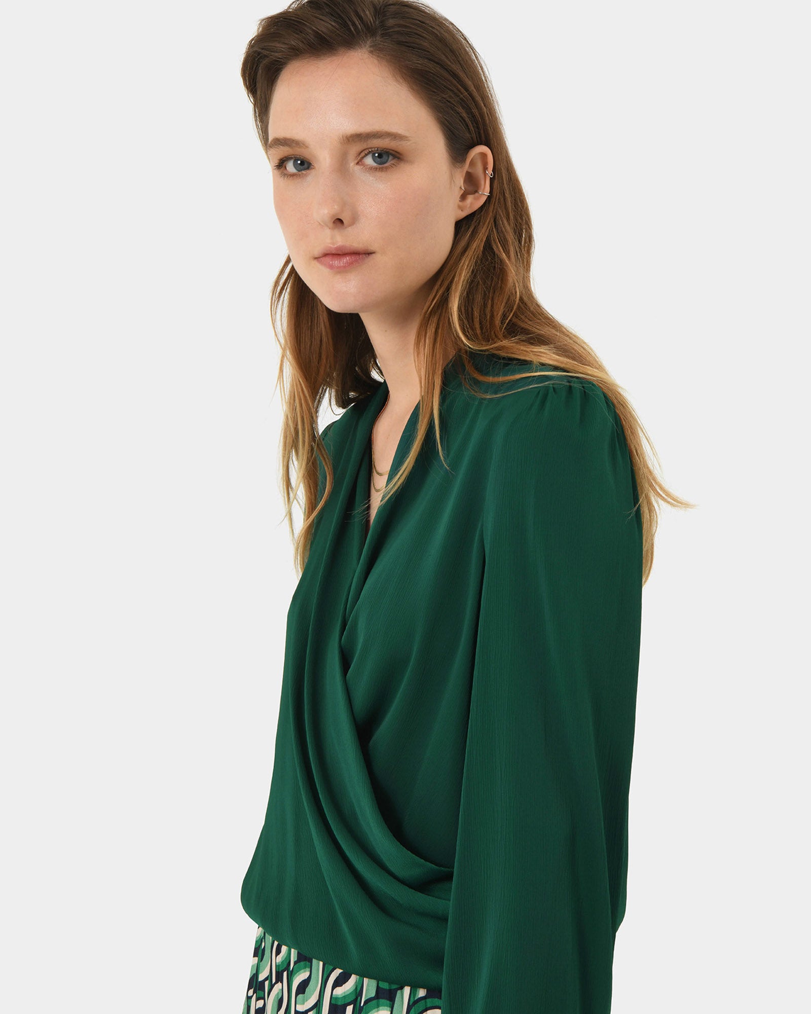 Janae Crossover Blouse