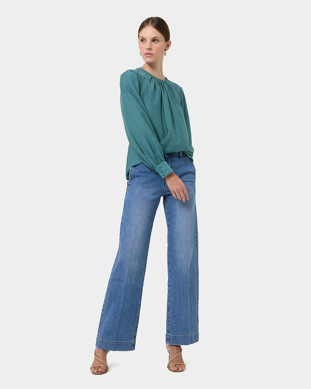 Alessandra Round Neck Blouse