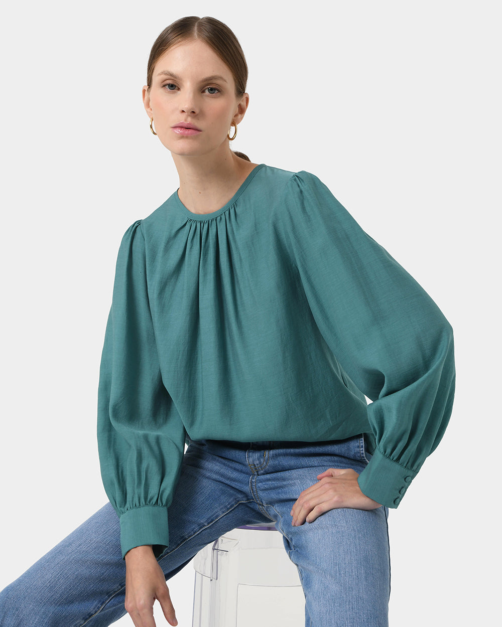 Alessandra Round Neck Blouse