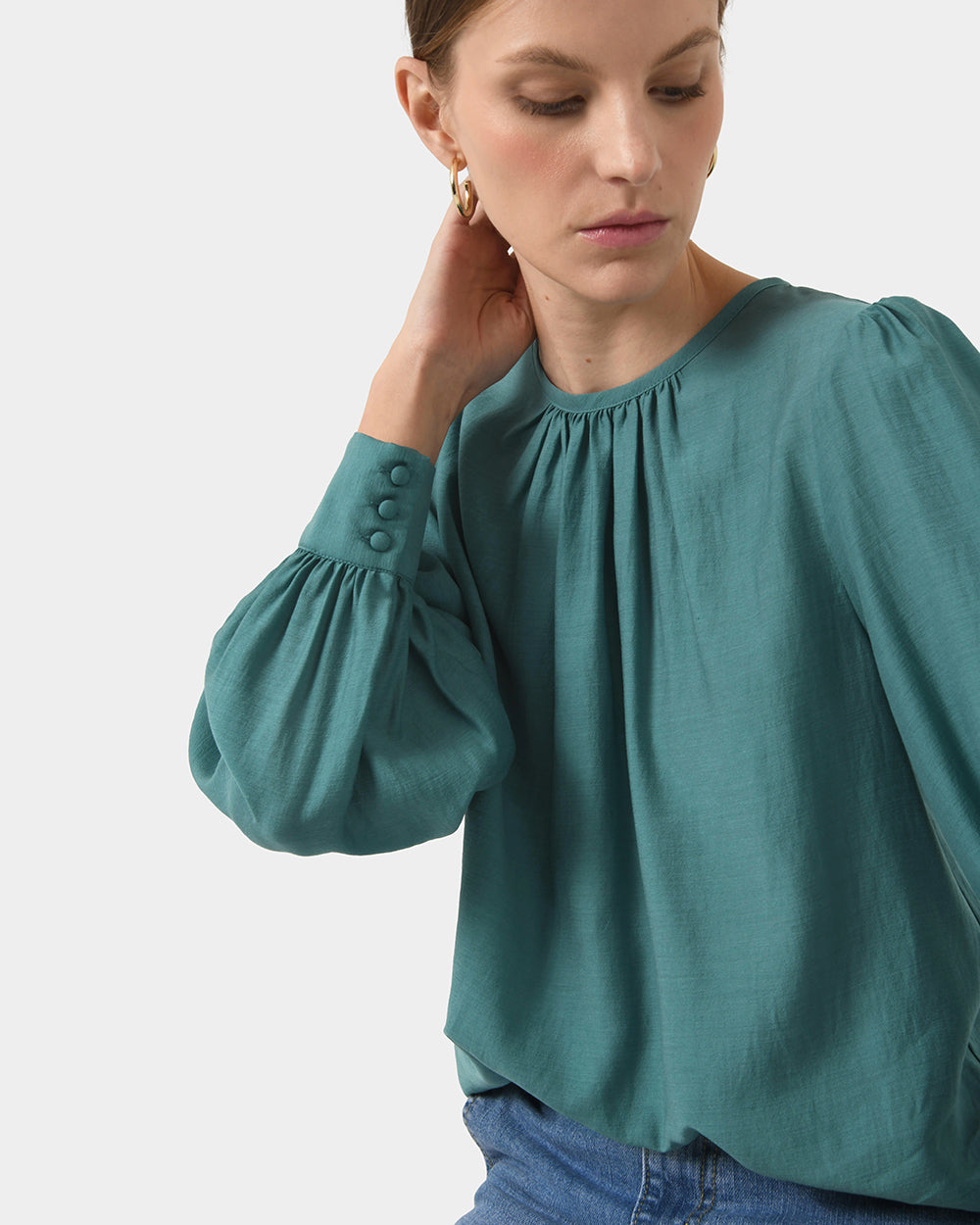 Alessandra Round Neck Blouse