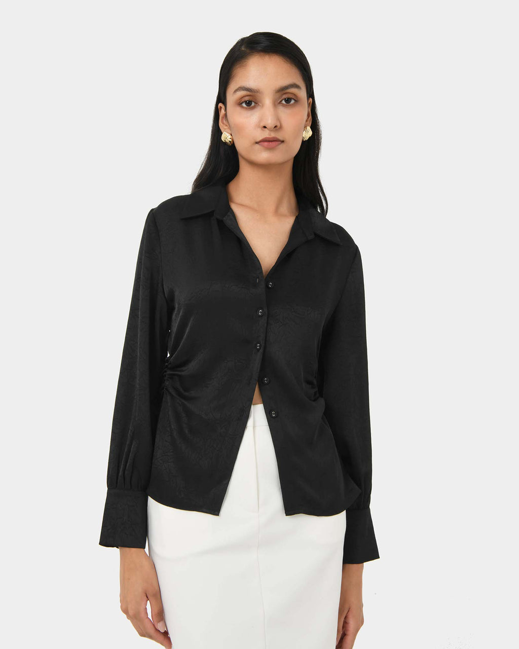 Blair Satin Collar Blouse