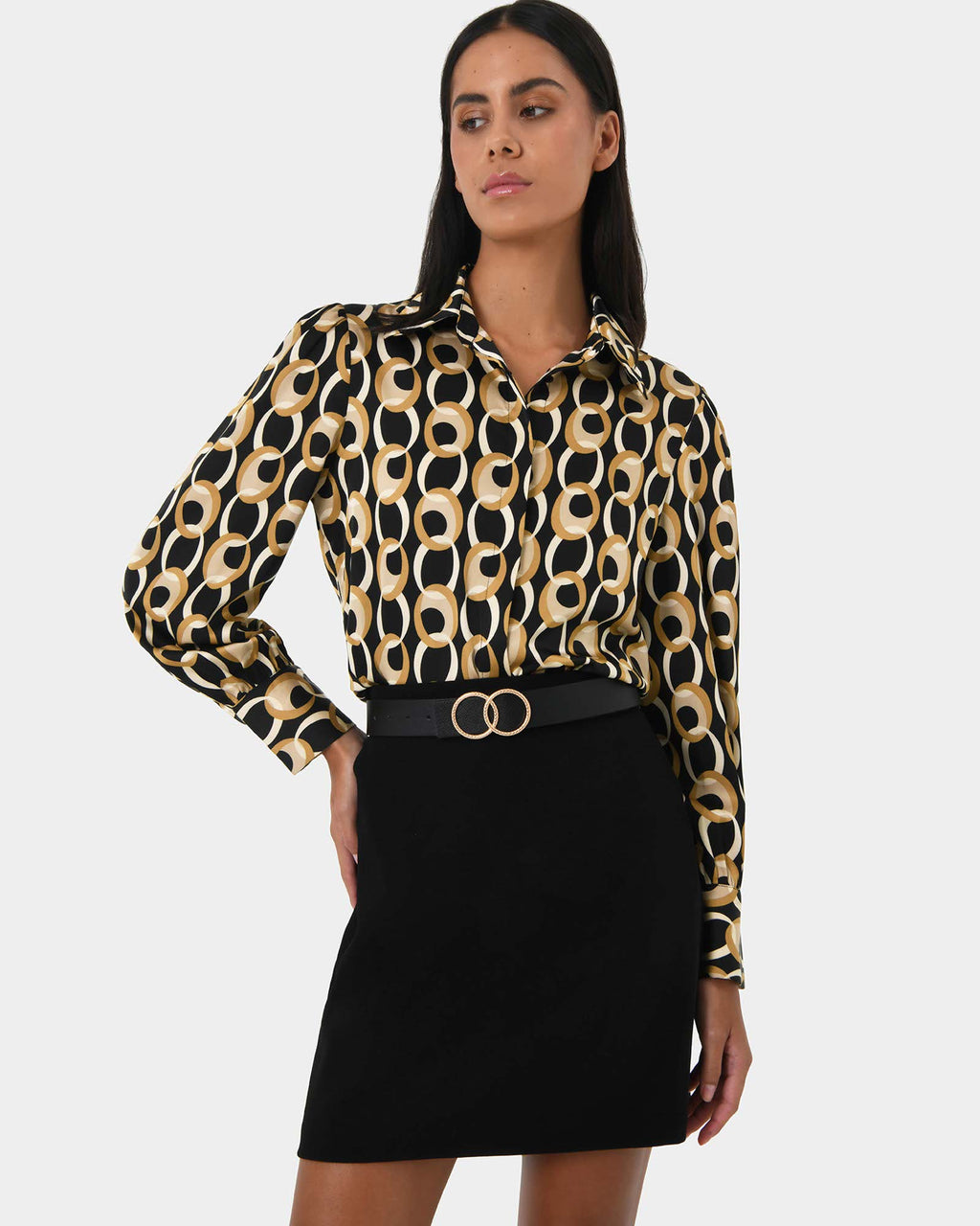 Nour Chain Print Blouse