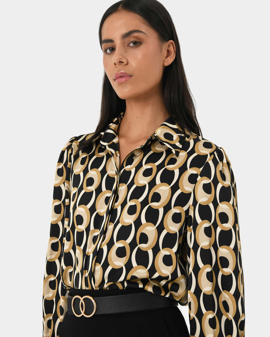 Nour Chain Print Blouse