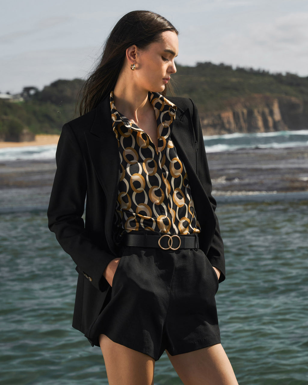 Nour Chain Print Blouse