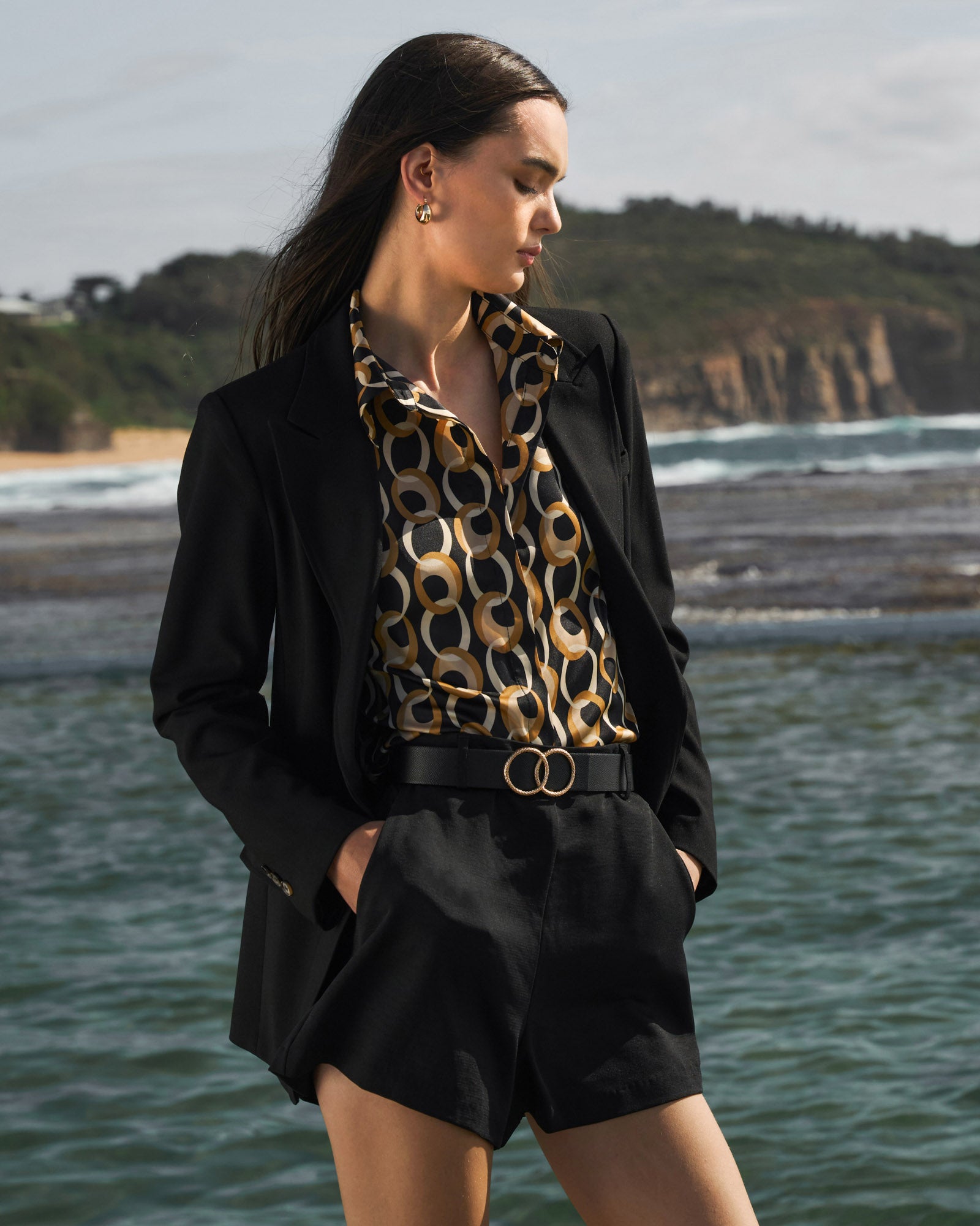 Nour Chain Print Blouse