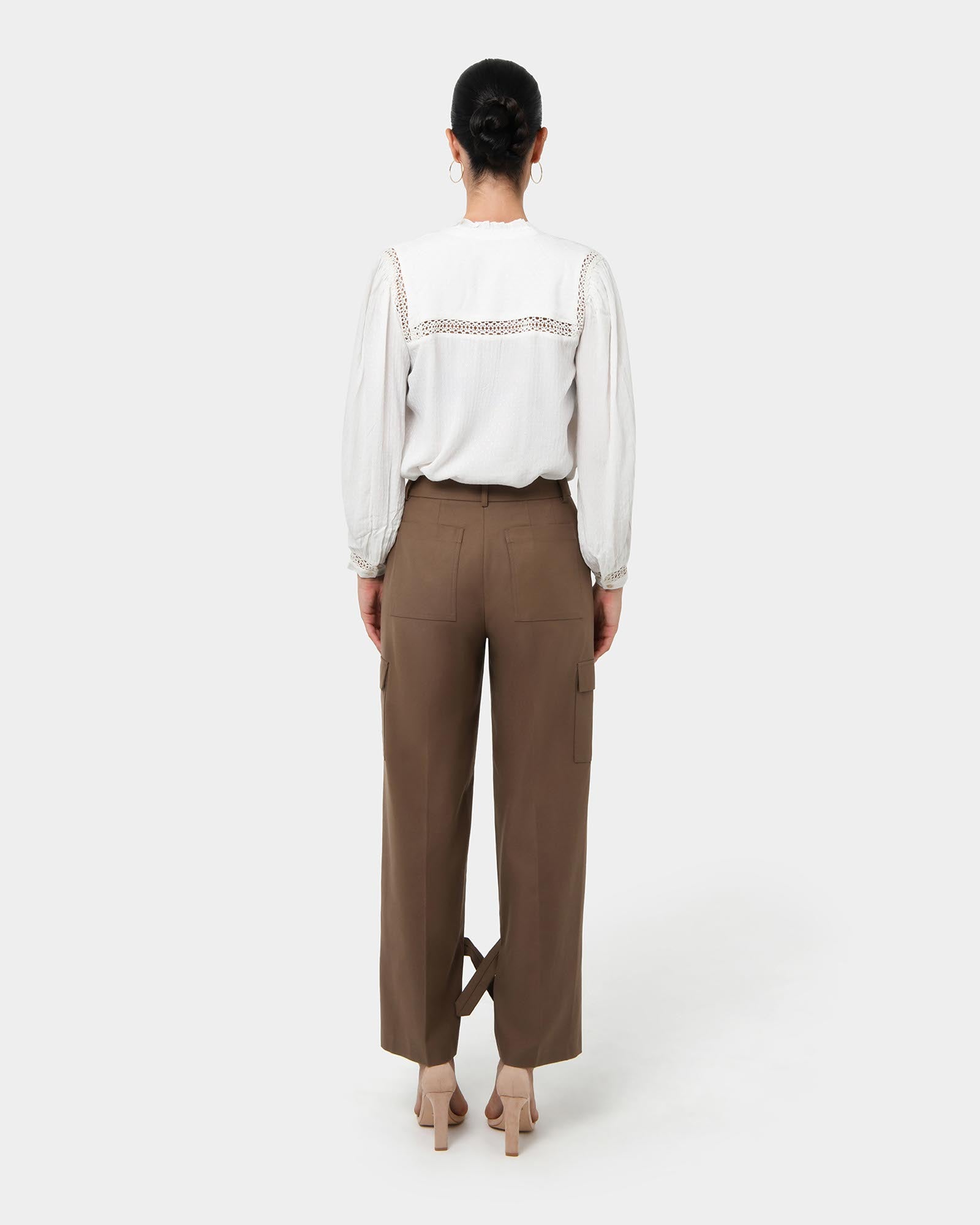 Giorga Lace Trim Blouse