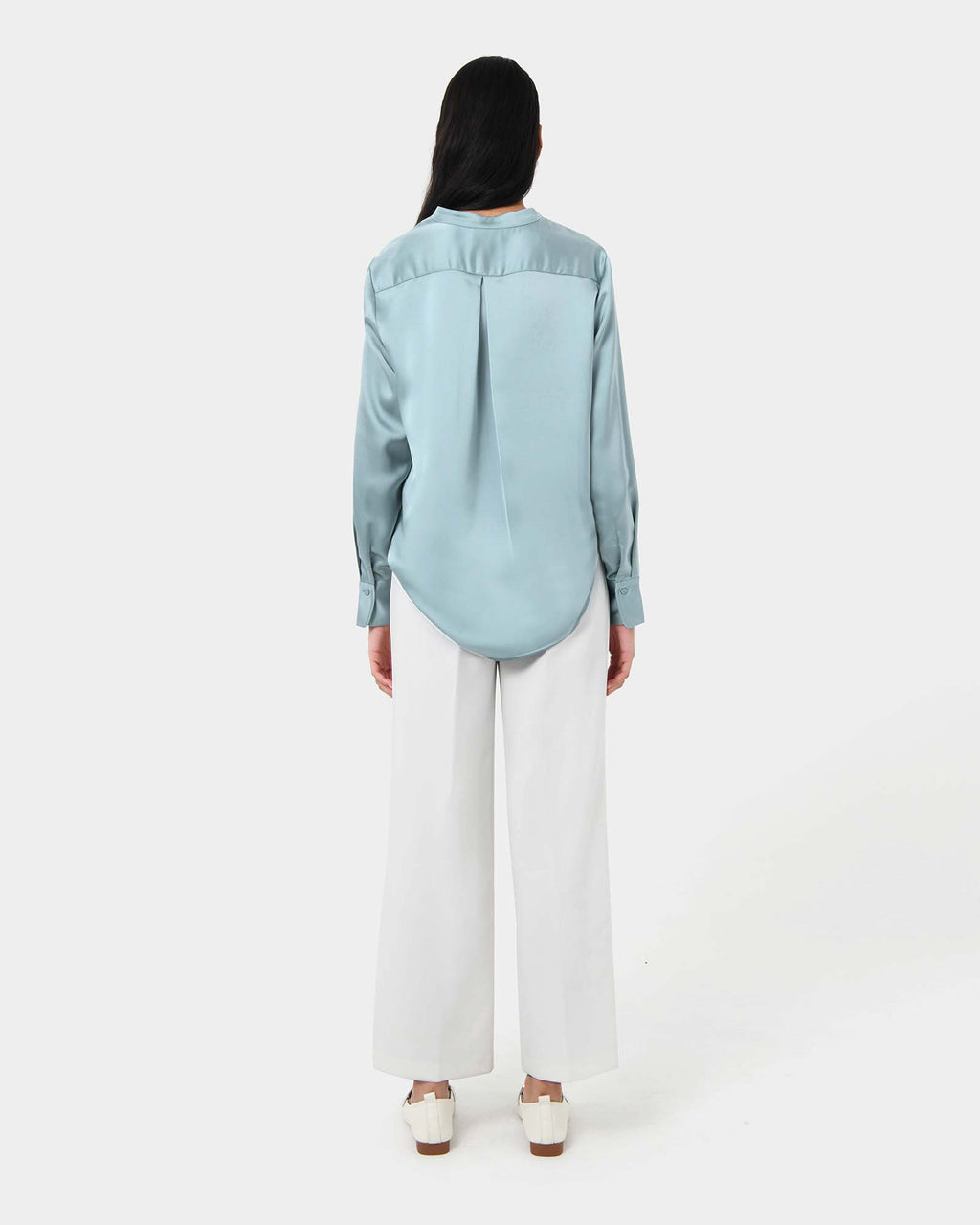 Maira Stand Collar Blouse