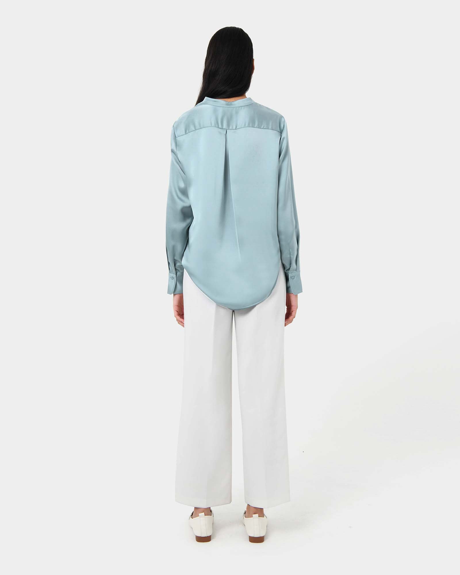 Maira Stand Collar Blouse