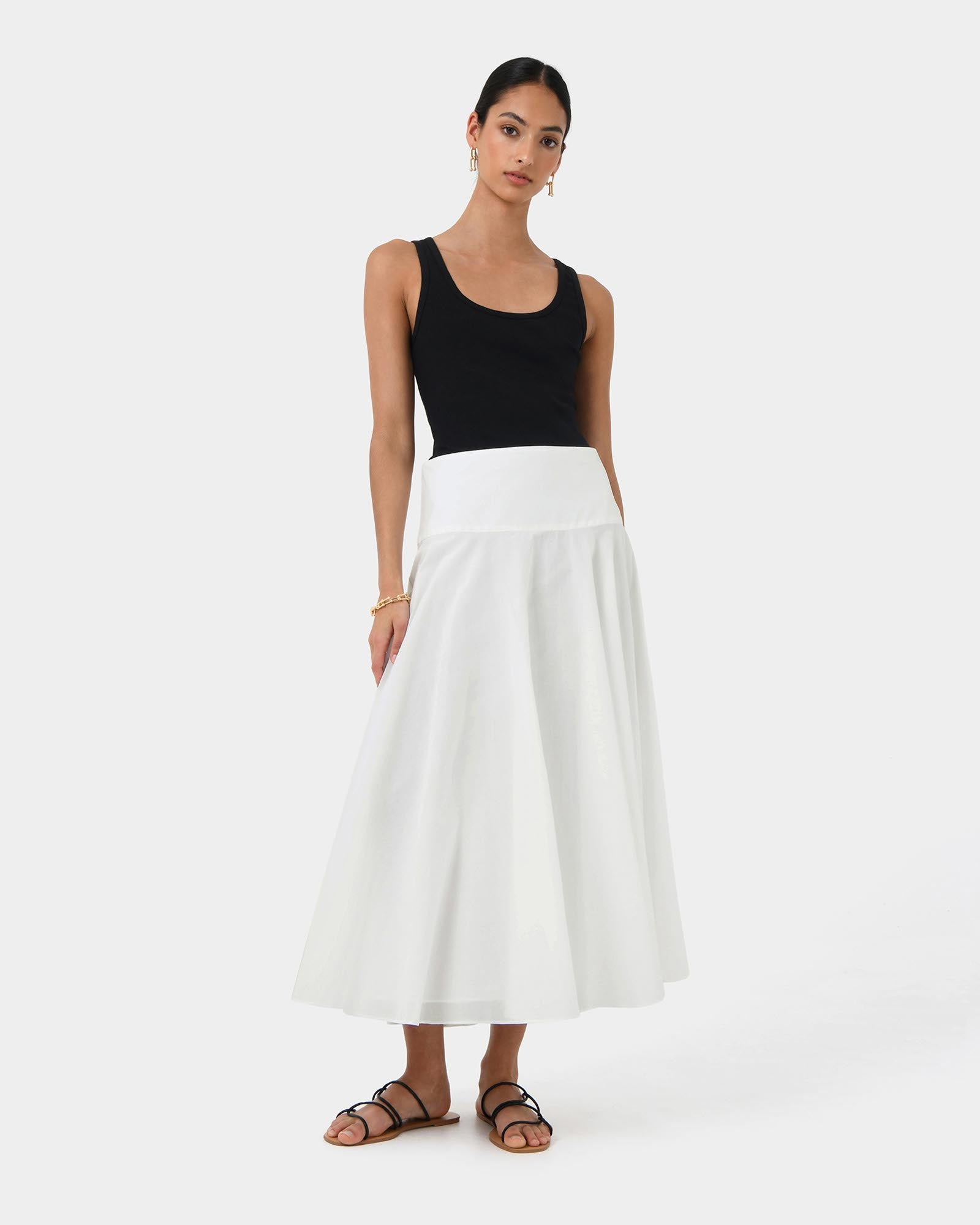 Devin Ribbed Singlet Top