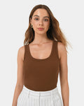 Devin Ribbed Singlet Top