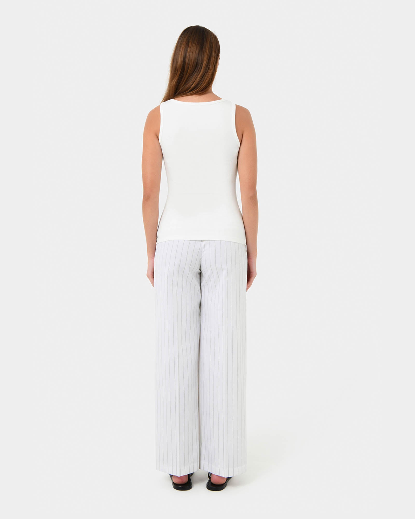 Devin Ribbed Singlet Top