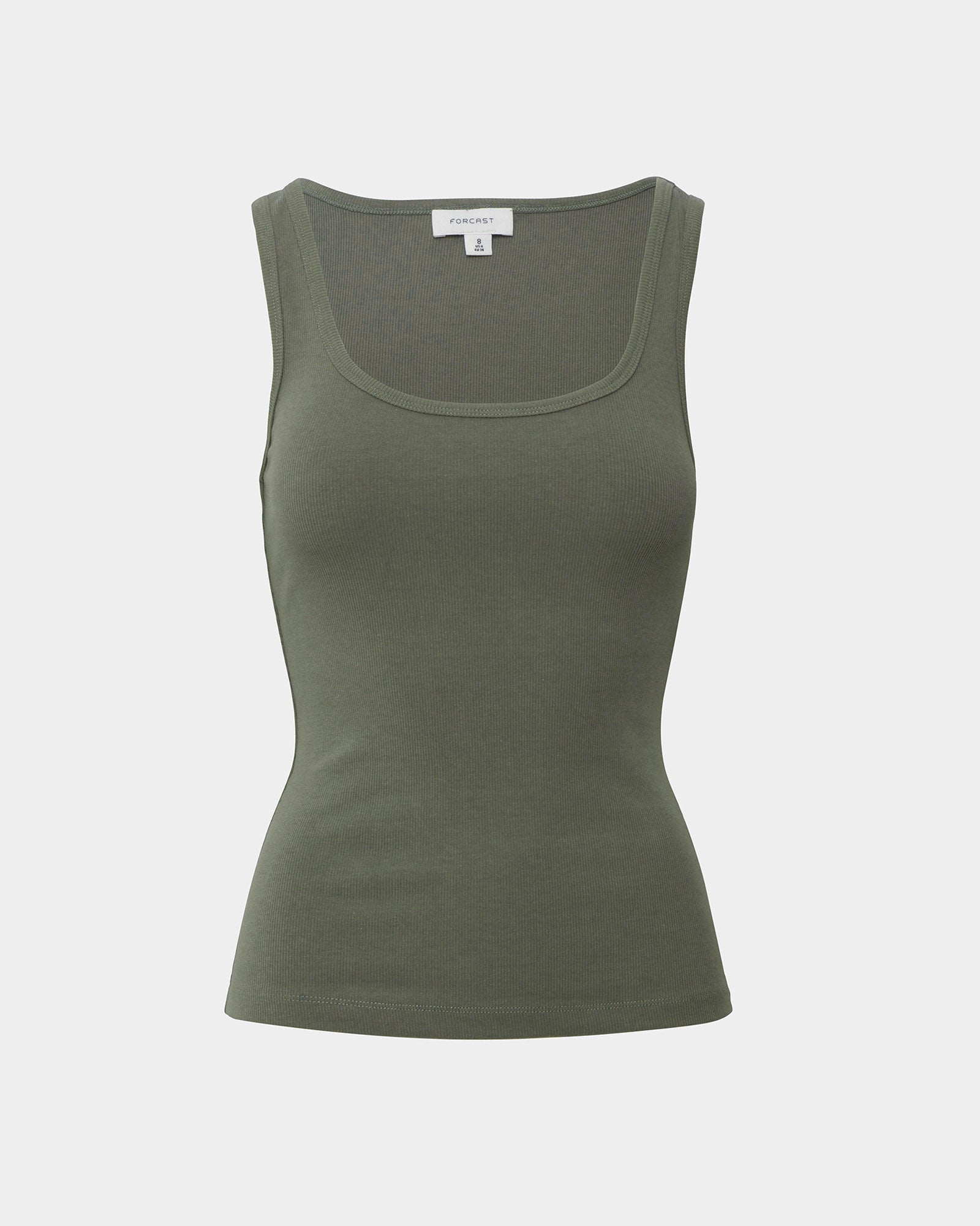 Devin Ribbed Singlet Top