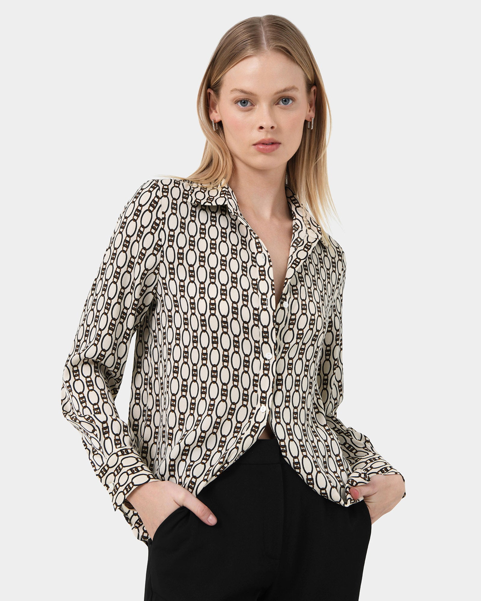 Freya Chain Print Blouse