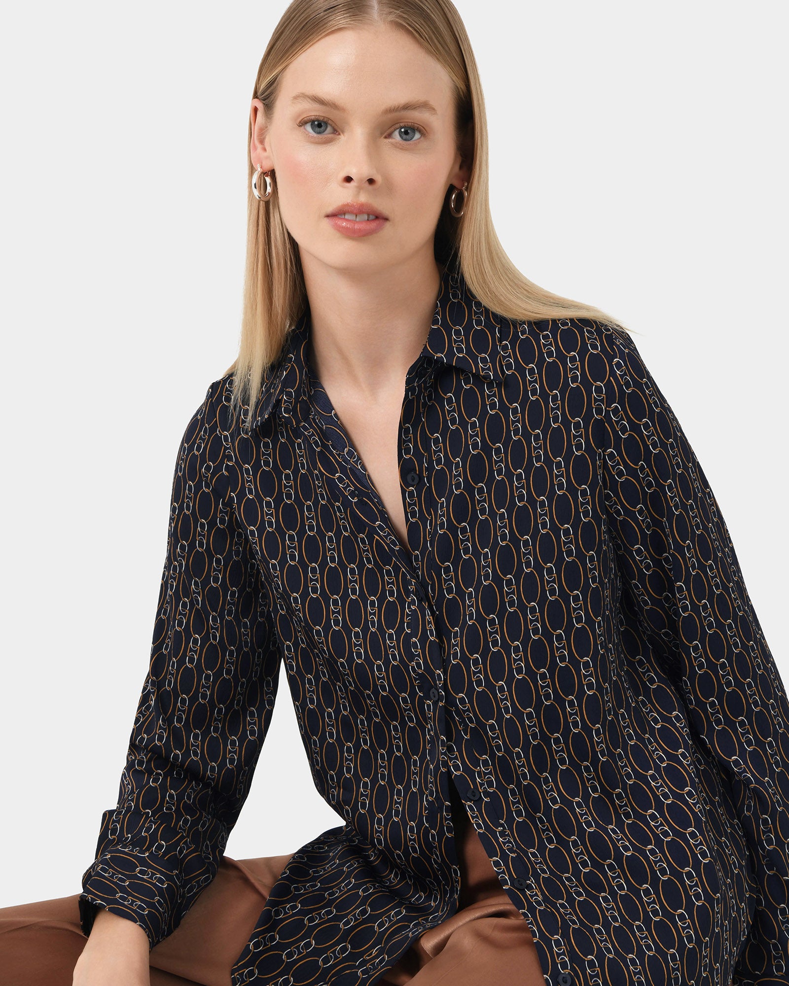 Freya Chain Print Blouse