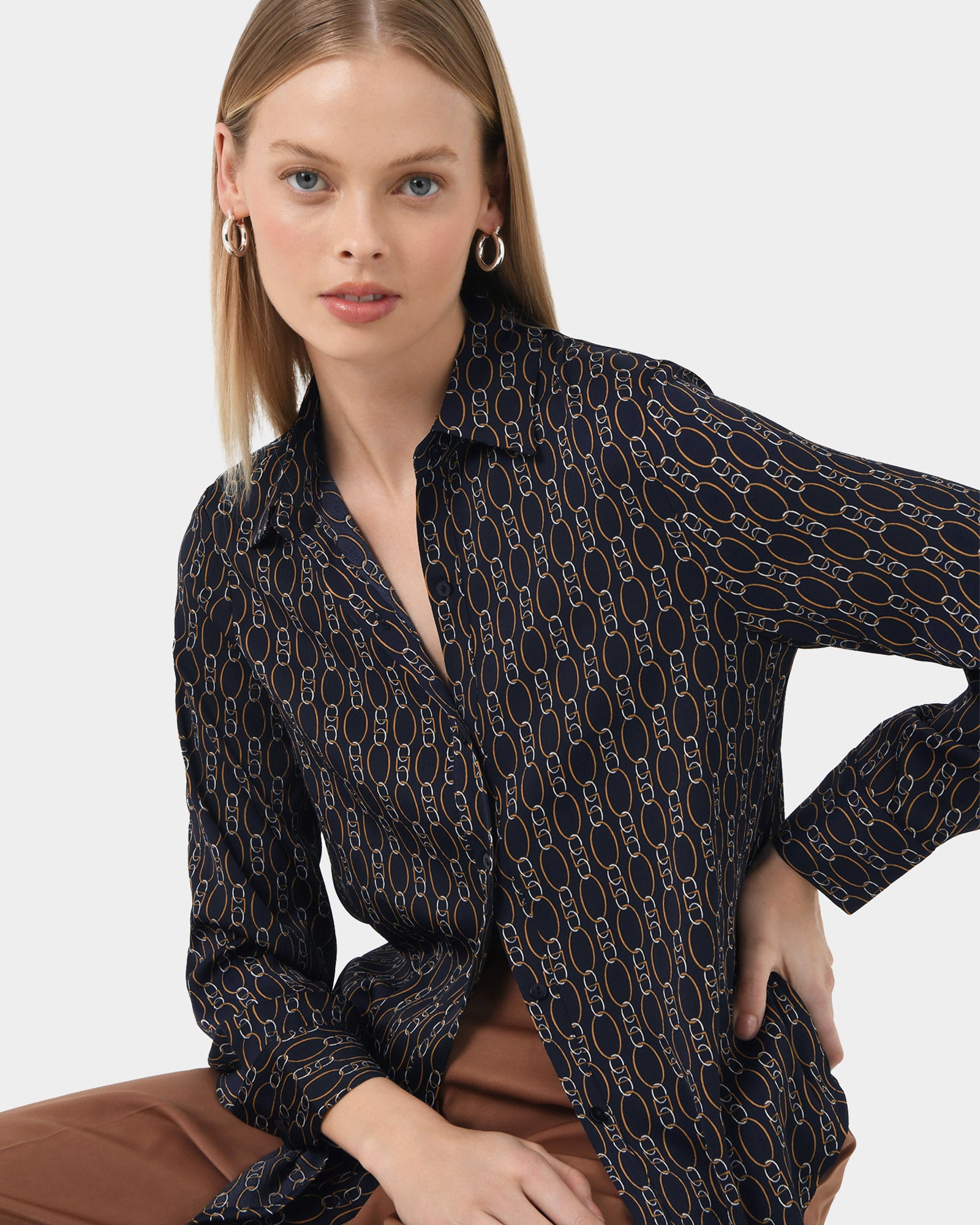 Freya Chain Print Blouse