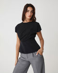 Bonnie Gathered Peplum Top