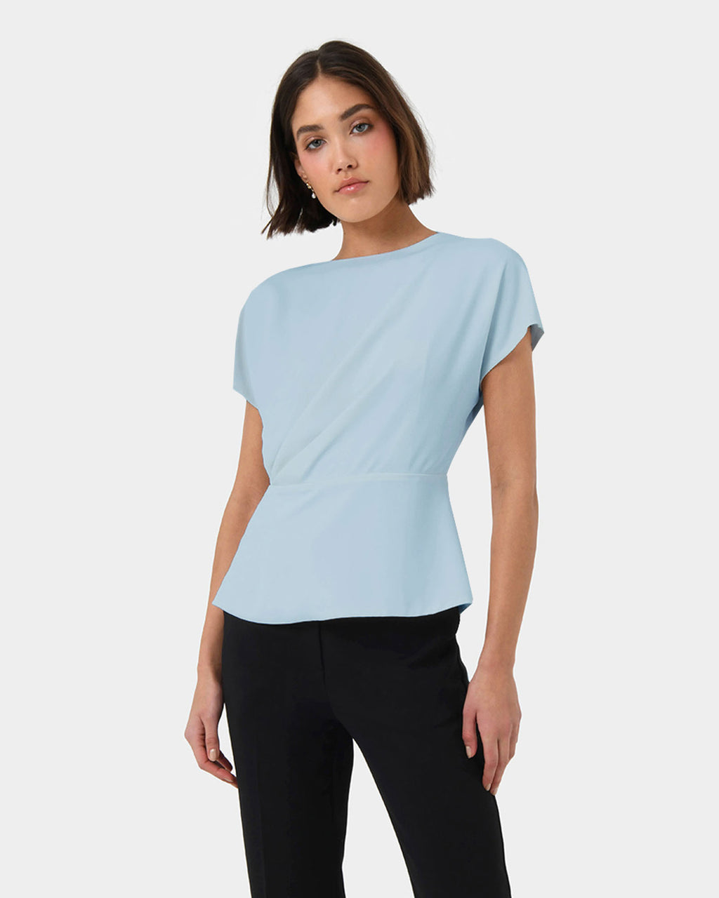 Bonnie Gathered Peplum Top