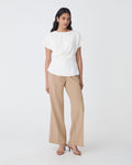 Bonnie Gathered Peplum Top