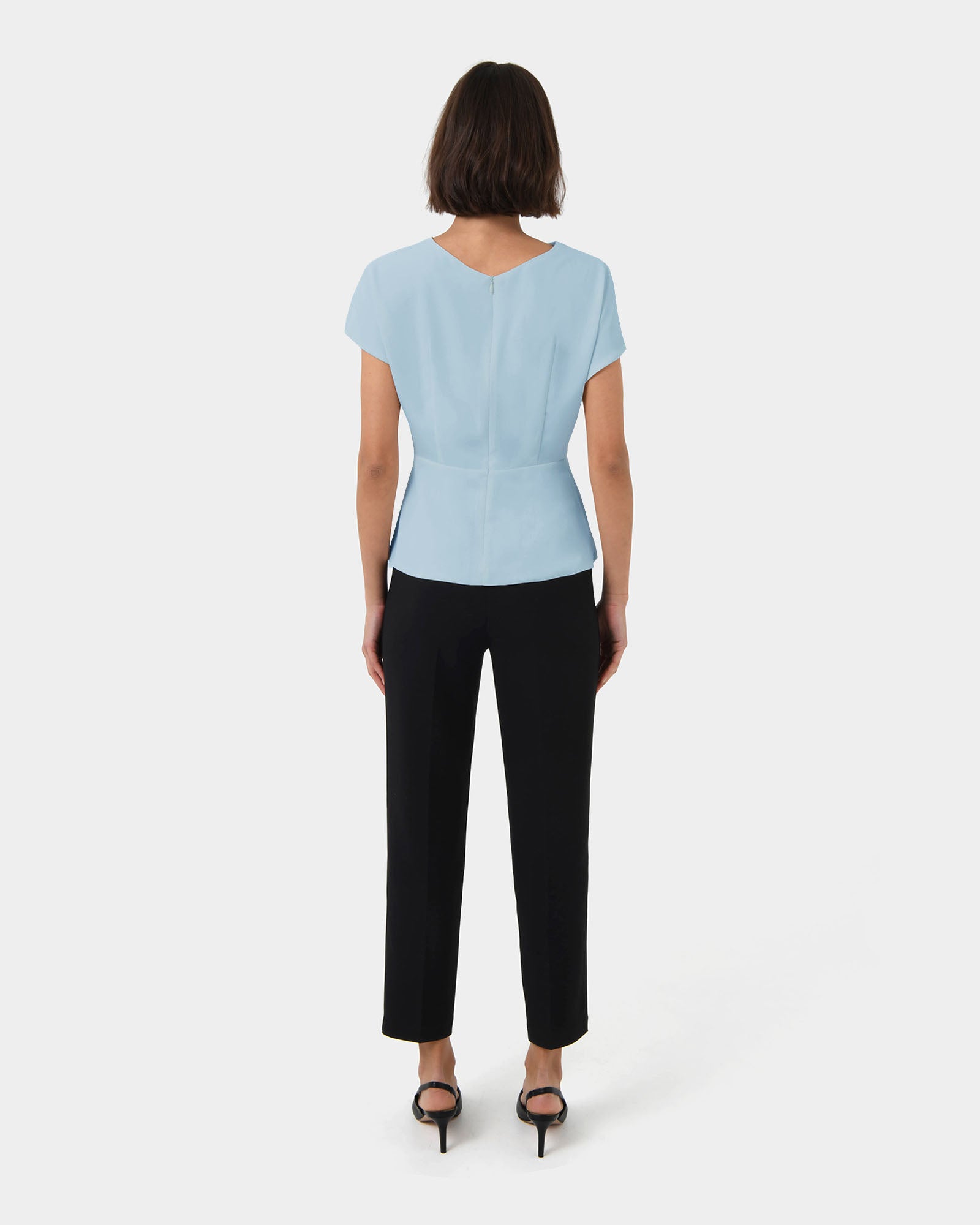 Bonnie Gathered Peplum Top