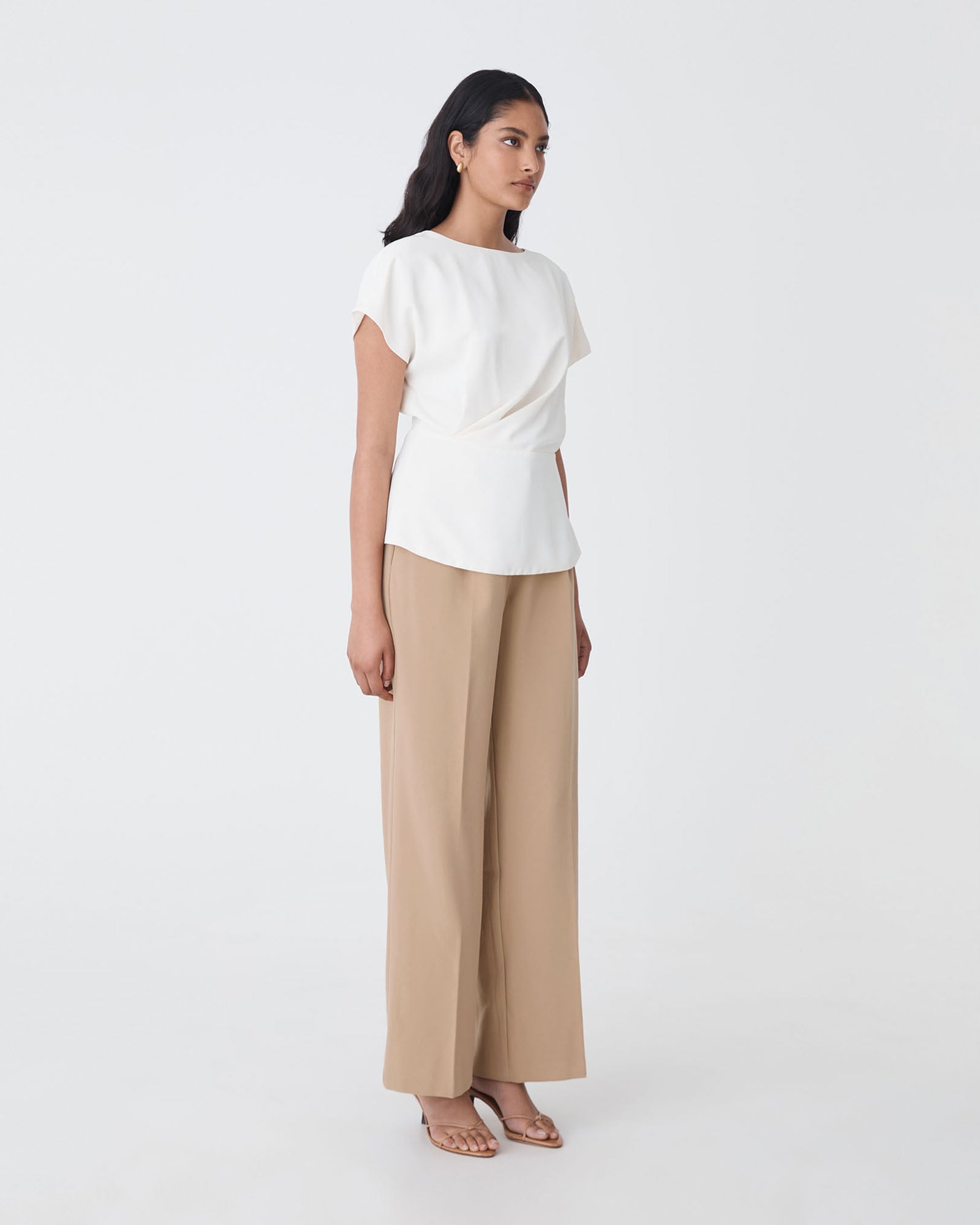 Bonnie Gathered Peplum Top