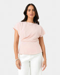 Bonnie Gathered Peplum Top
