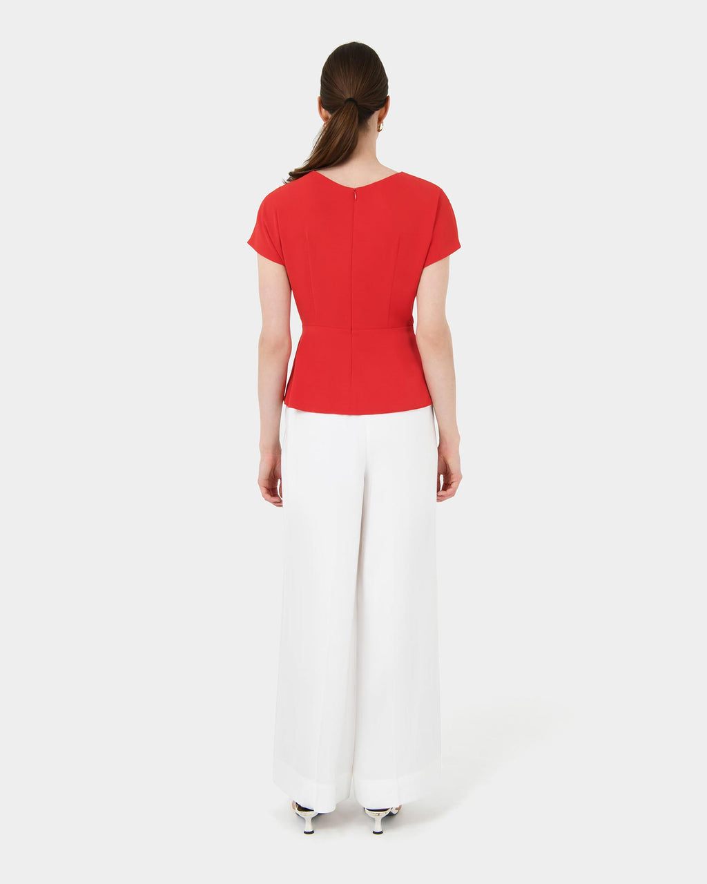 Bonnie Gathered Peplum Top