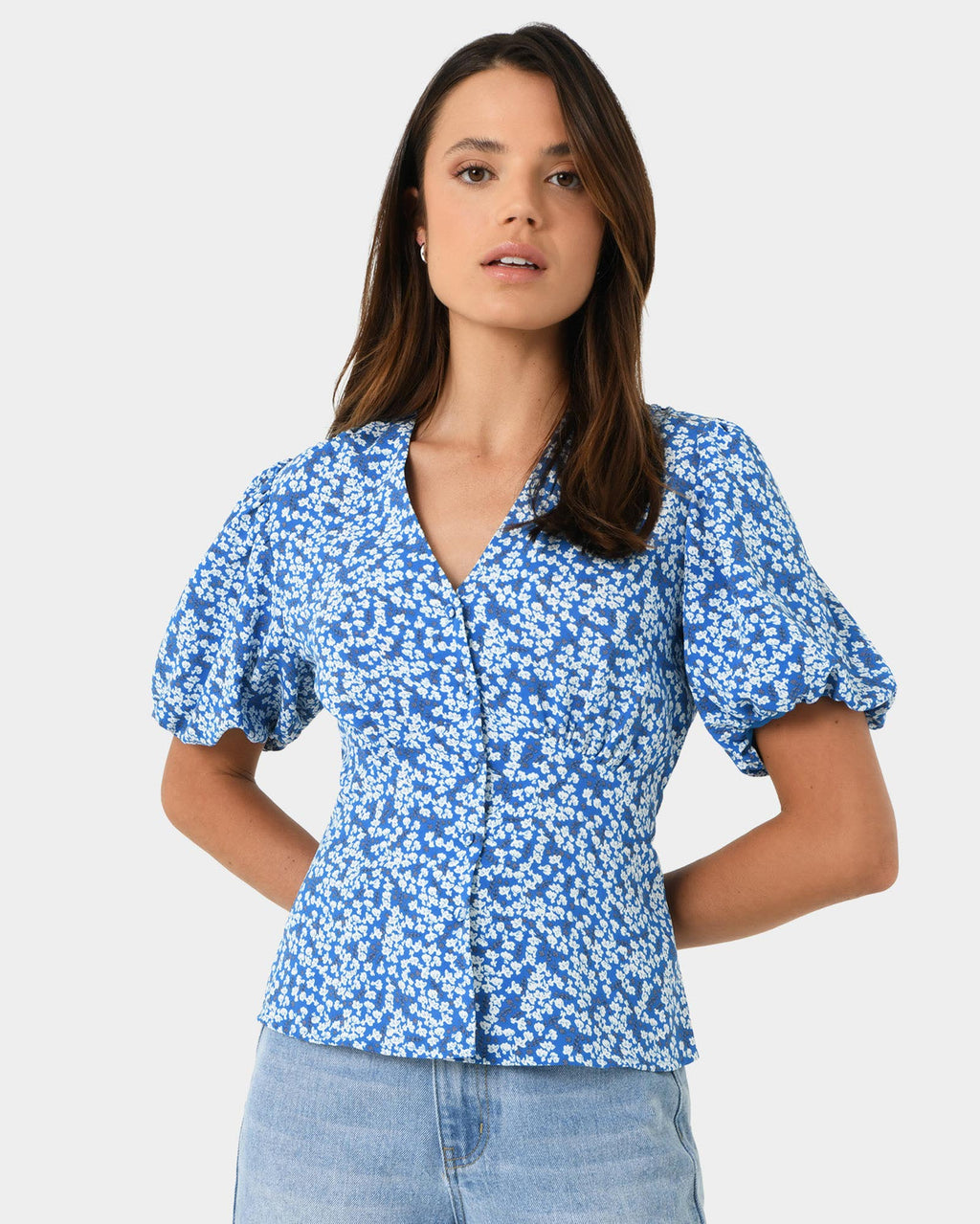 Cora Balloon Sleeve Top
