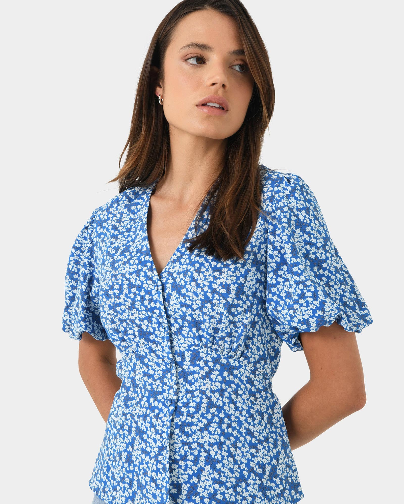 Cora Balloon Sleeve Top