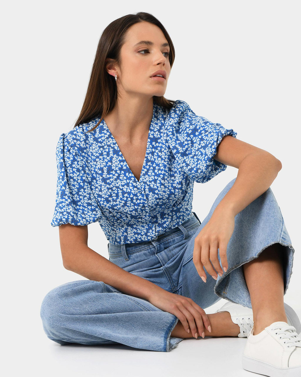 Cora Balloon Sleeve Top