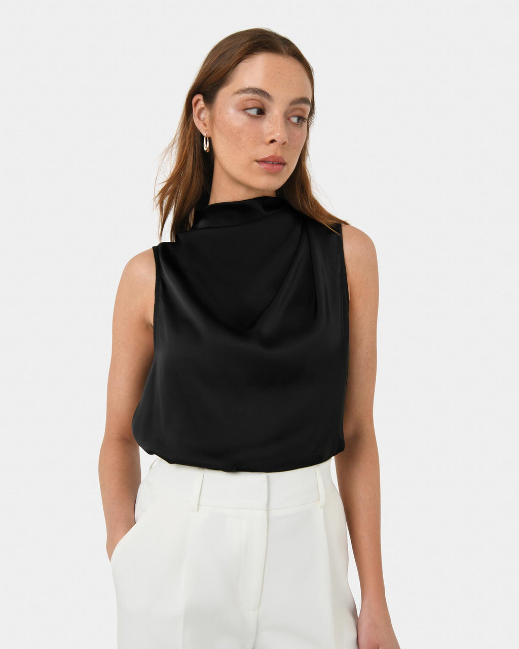 Mae Cowl Neck Top