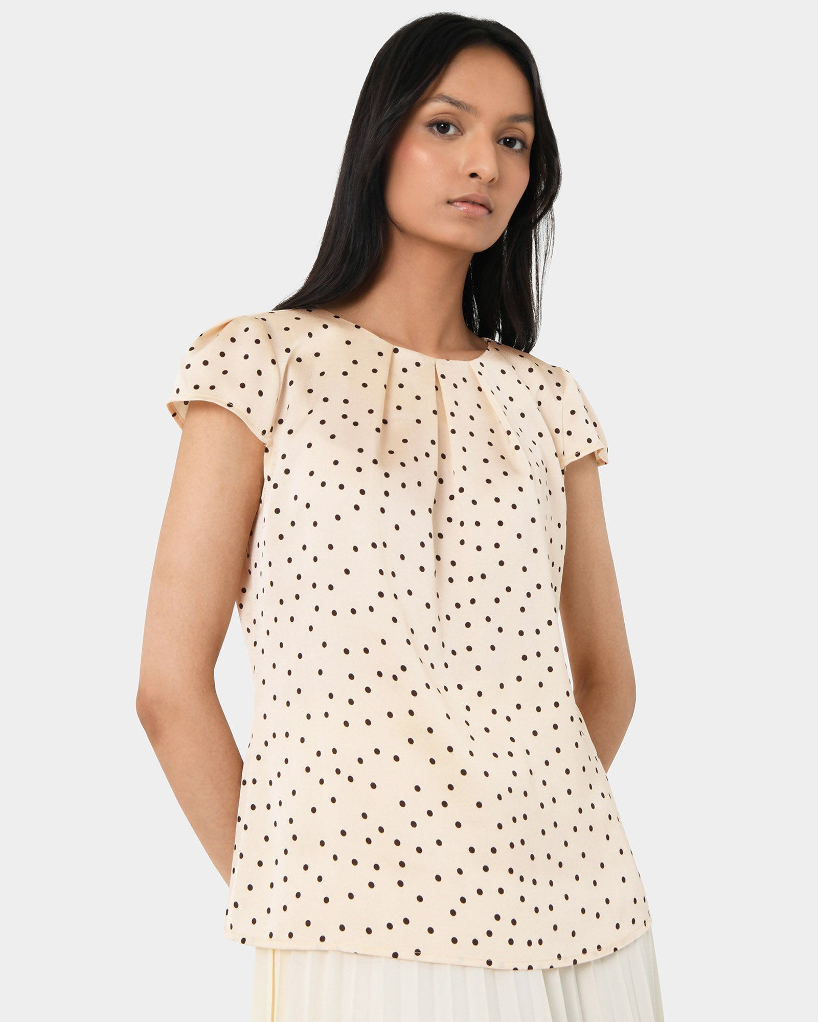 Simaran Cap Sleeve Blouse