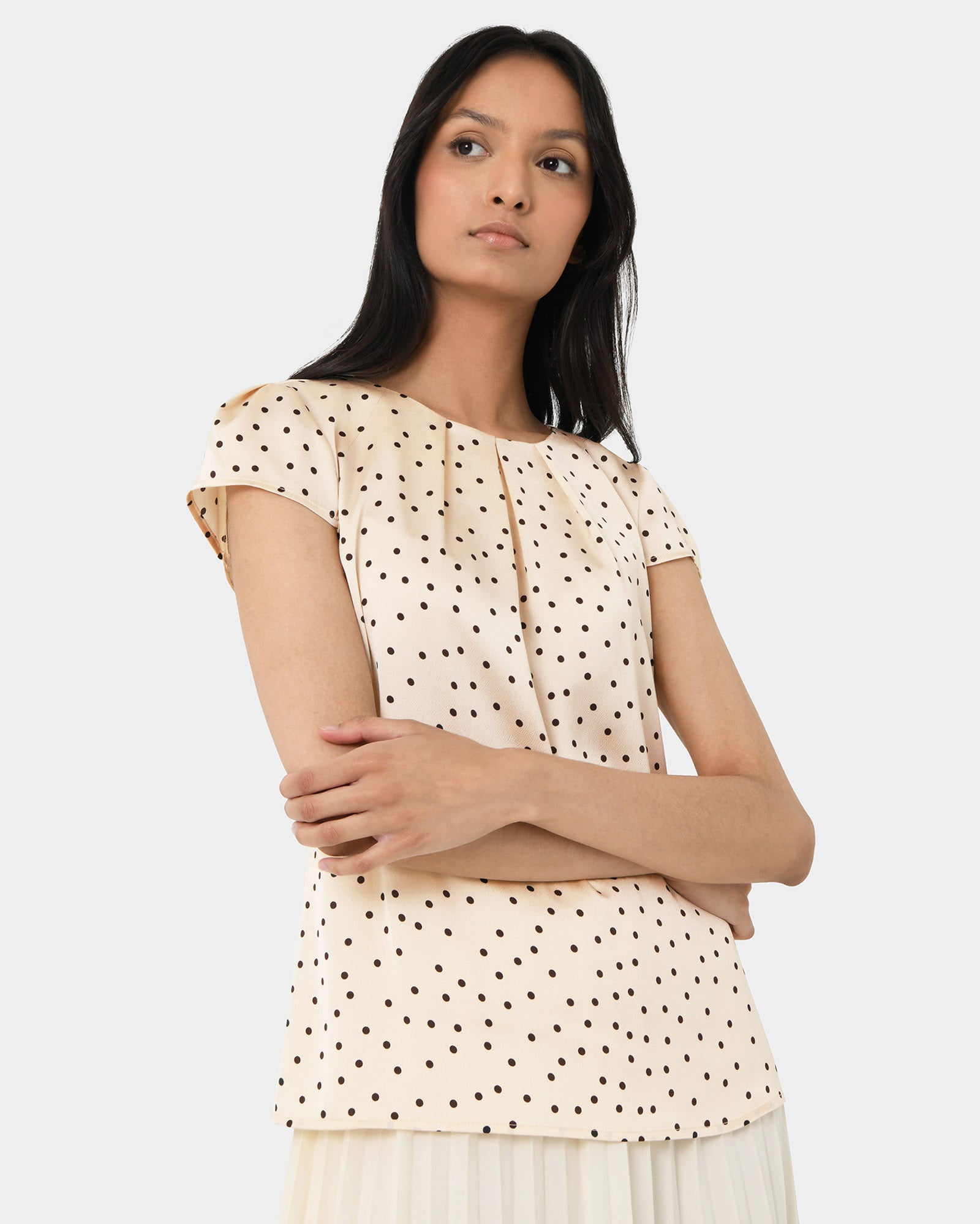 Simaran Cap Sleeve Blouse