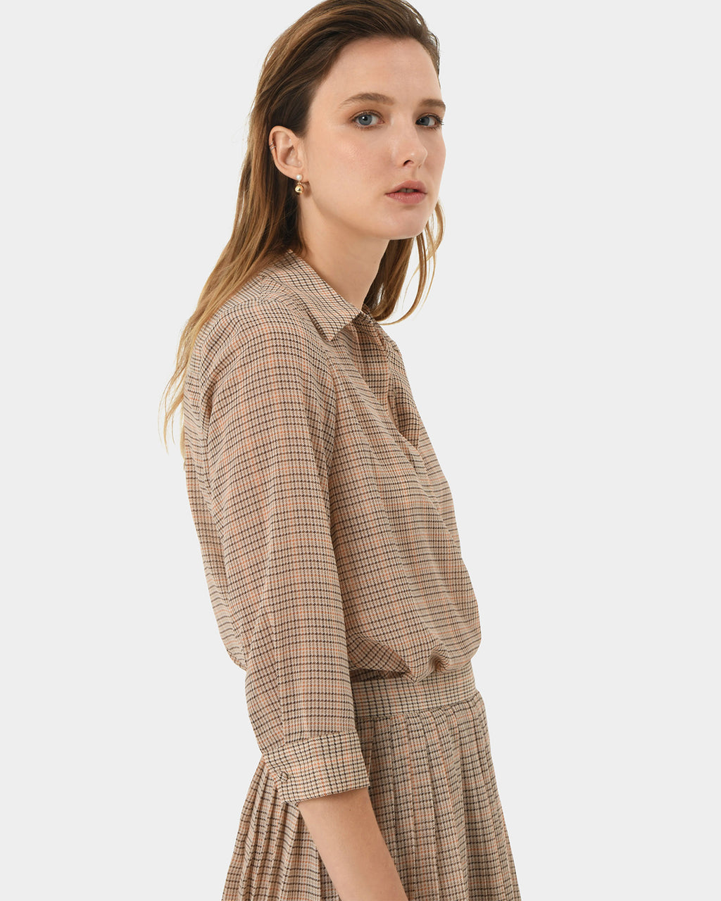 Martina Check Blouse