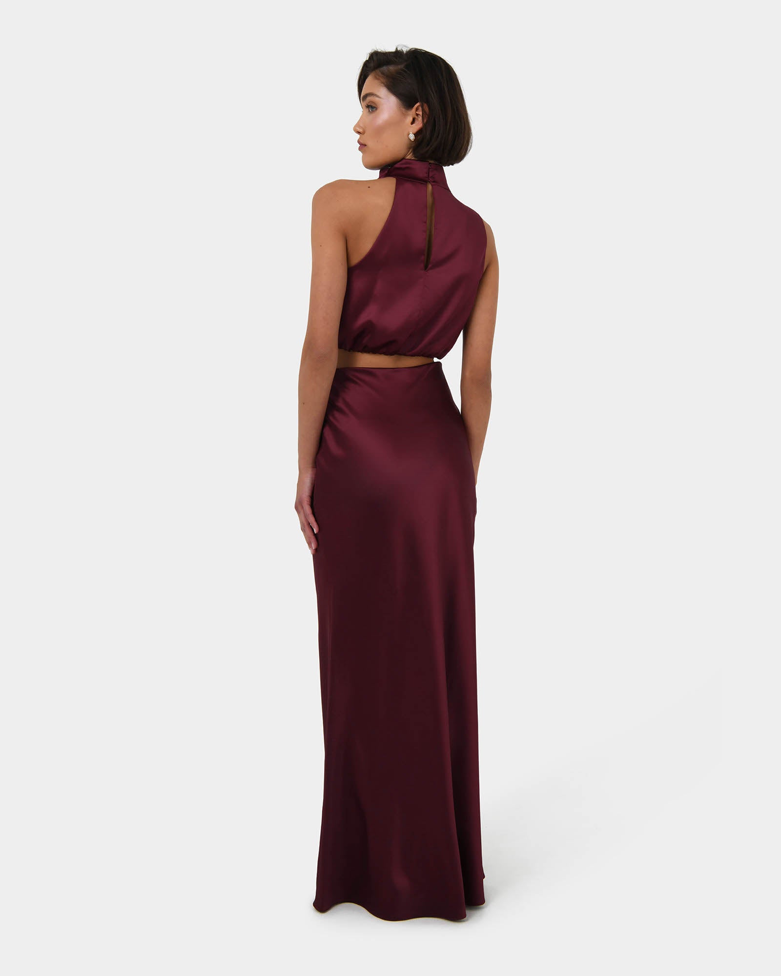 Kaye Asymmetric Cowl Neck Top