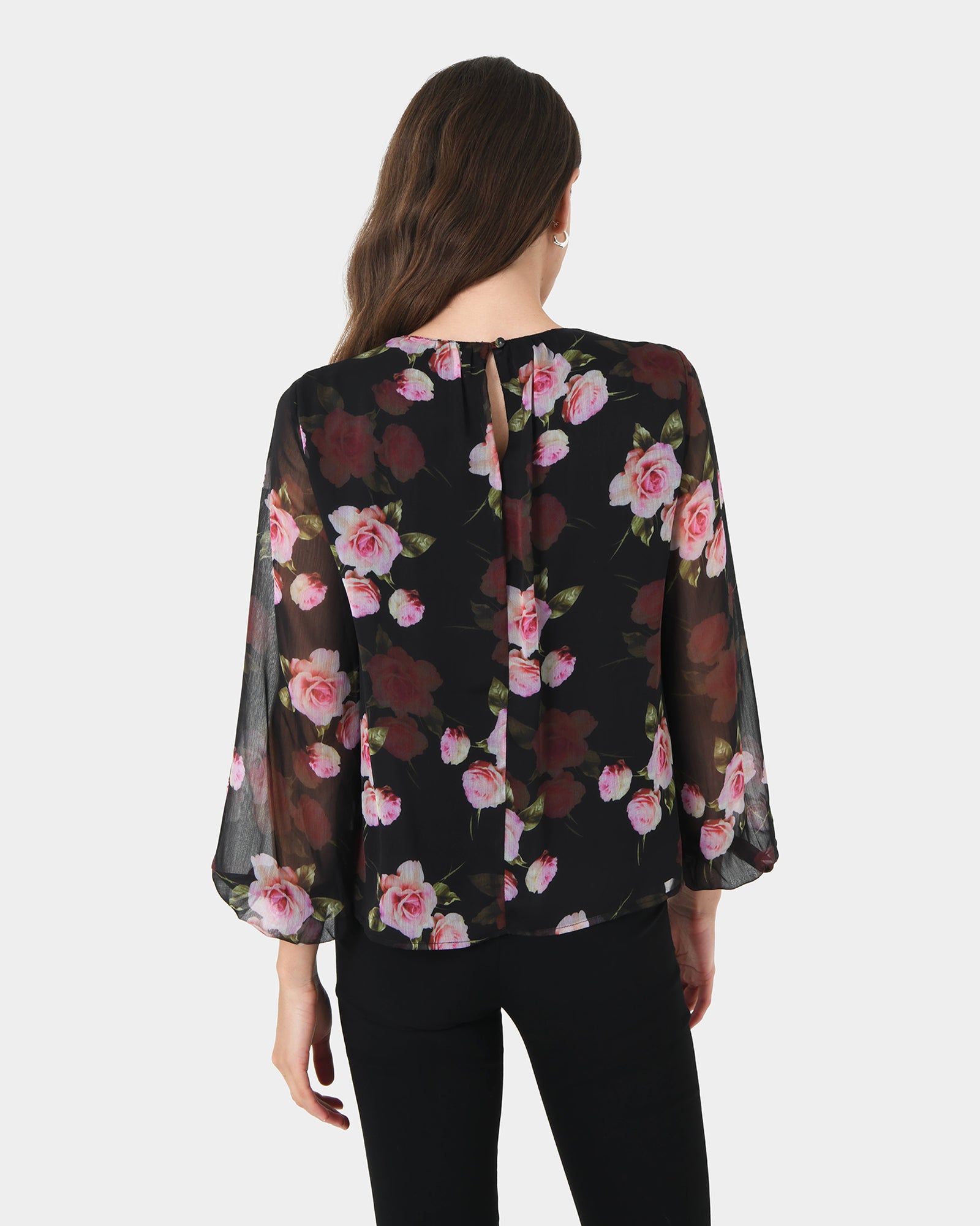 Rose Floral Top