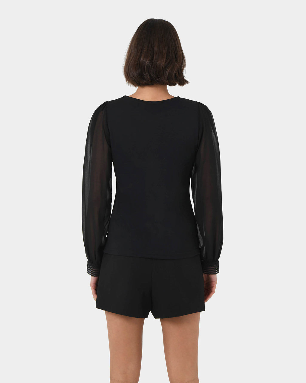 Lilah Lace Trim Top